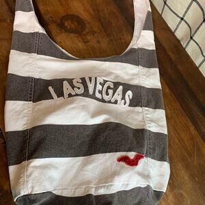 Las Vegas Nevada Canvas Beach Bag - Tote - Purse 777 Lucky Accessories Brand Y2K